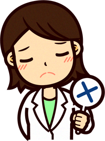 女性の栄養士イラスト/不正解2