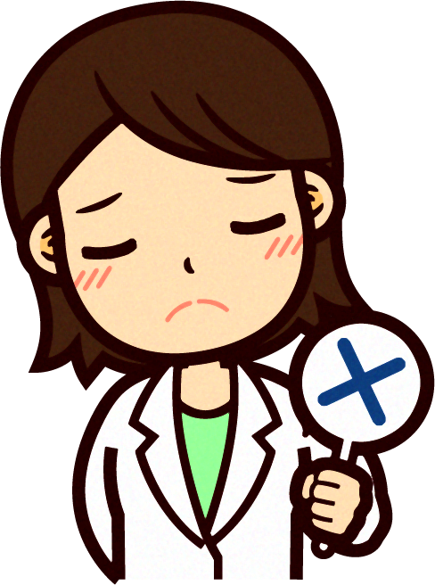 女性の栄養士イラスト/不正解2