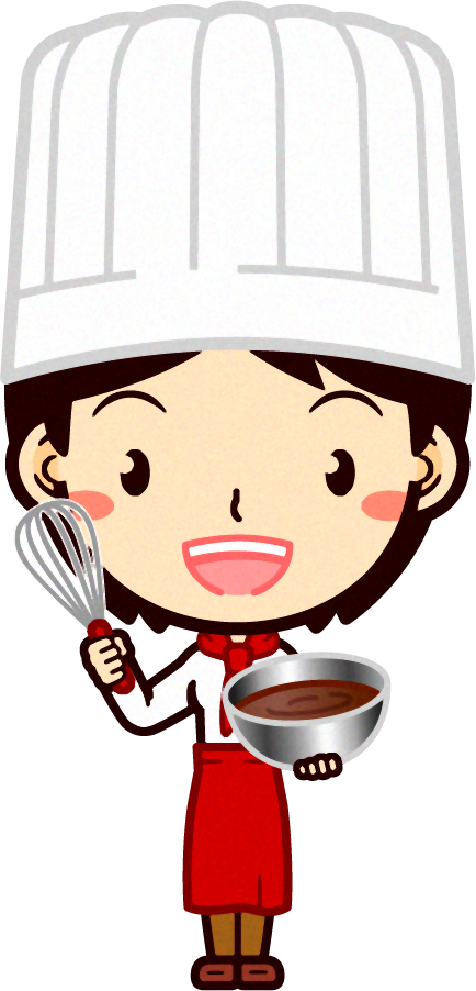 パティシエールのイラスト