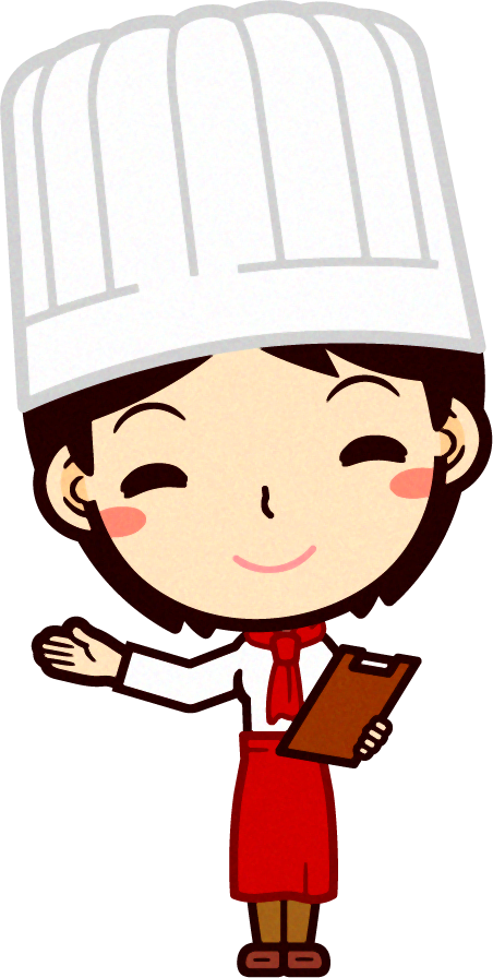 パティシエールのイラスト/ご案内いたします