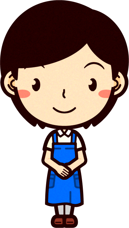 女性ショップ店員イラスト