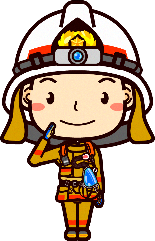 消防士イラスト