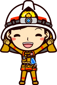 女性の消防士イラスト/バンザイ