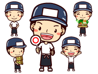 八百屋さんイラスト