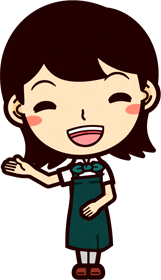 野菜ソムリエのイラスト/案内する