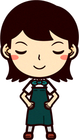 野菜ソムリエのイラスト/なんだか誇らしい