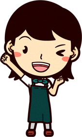 野菜ソムリエのイラスト/ガッツポーズ