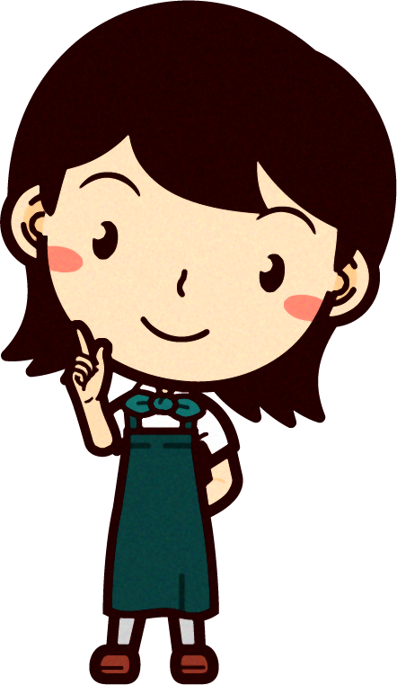 野菜ソムリエのイラスト/ポイントです