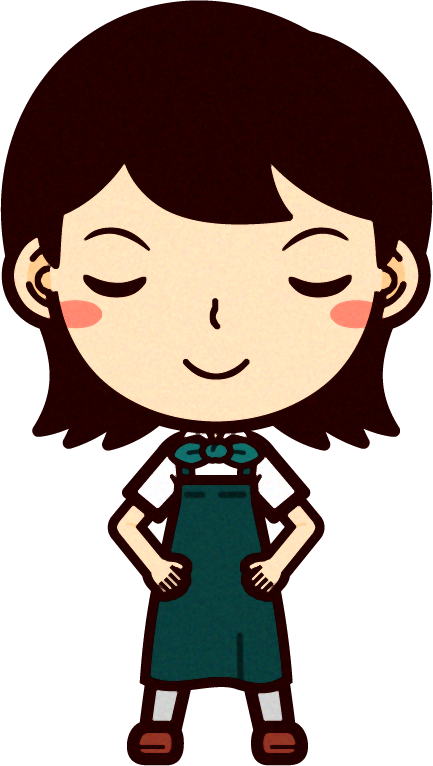 野菜ソムリエのイラスト/なんだか誇らしい