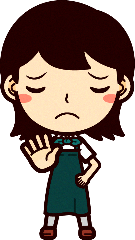 野菜ソムリエのイラスト/お待ちください