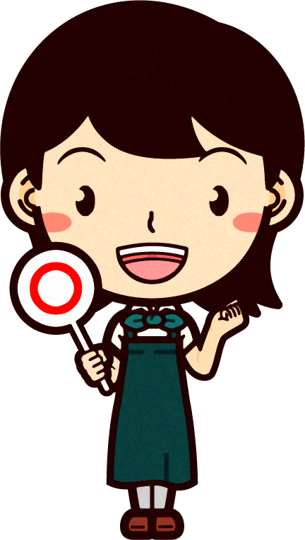 野菜ソムリエのイラスト/正解です