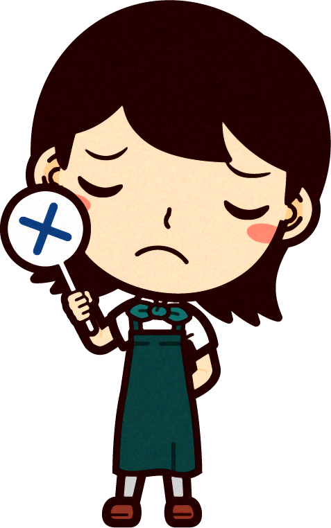 野菜ソムリエのイラスト/間違いです