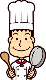 料理人イラスト/男