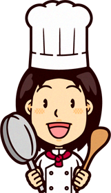 料理人イラスト/女
