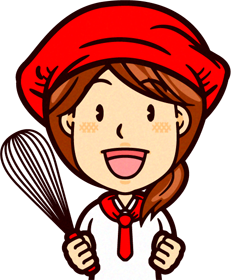 パティシエのイラスト/女