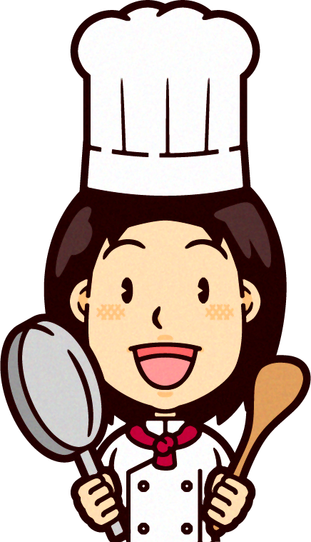 料理人イラスト/女