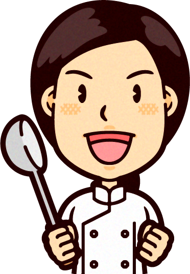 料理人イラスト/女2