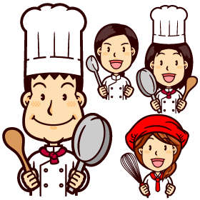 料理人のイラスト