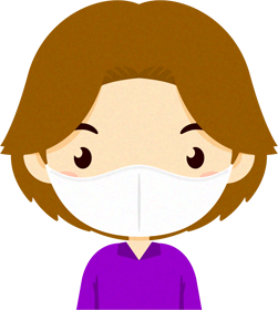 マスクをつけた子供イラスト/男の子5