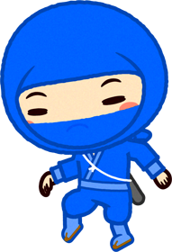 忍者イラスト/忍び足