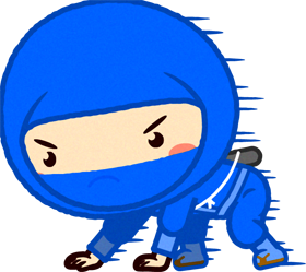 忍者イラスト/犬走り