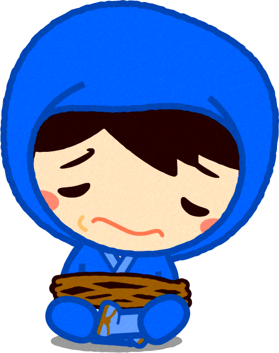 忍者イラスト/捕まる