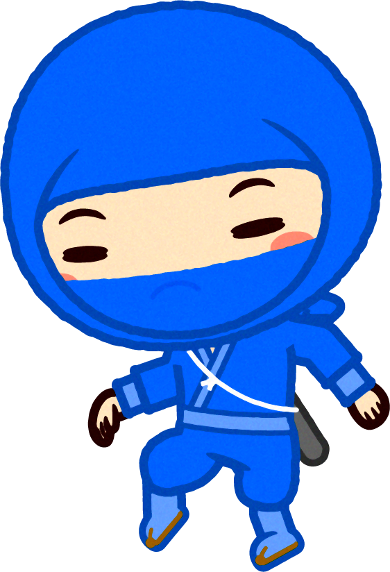 忍者イラスト/忍び足