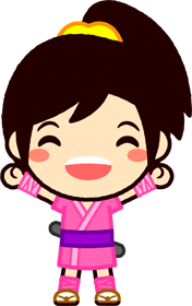 くの一イラスト/笑顔