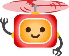 かわいいロボット04のイラスト