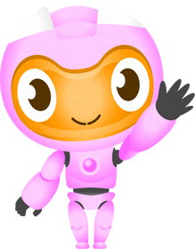 かわいいロボット05のイラスト