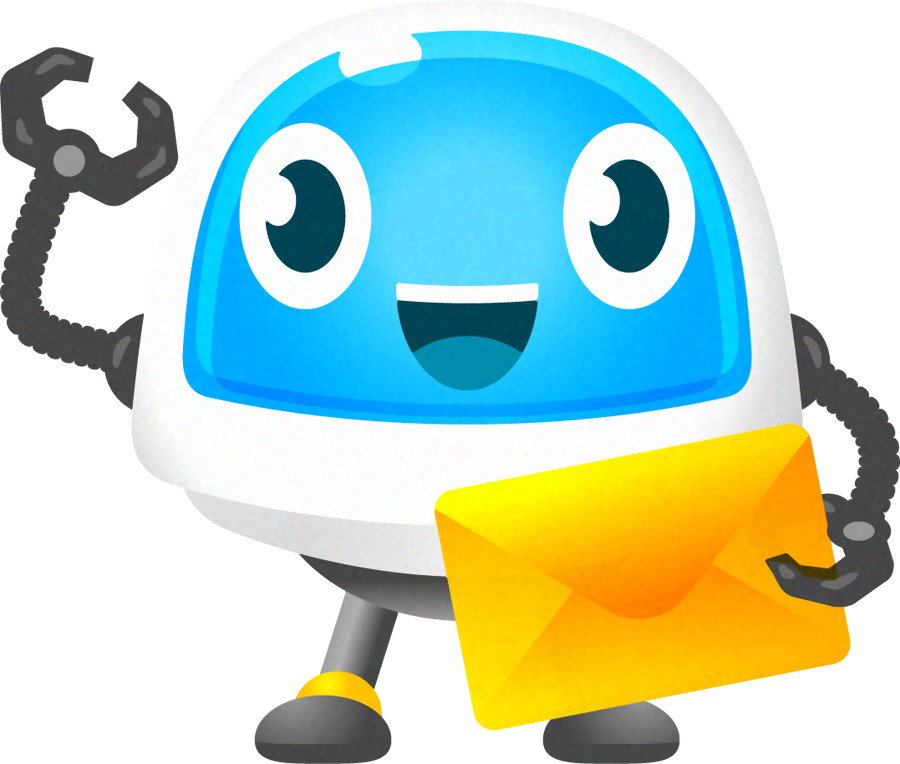 かわいいロボット01のイラスト