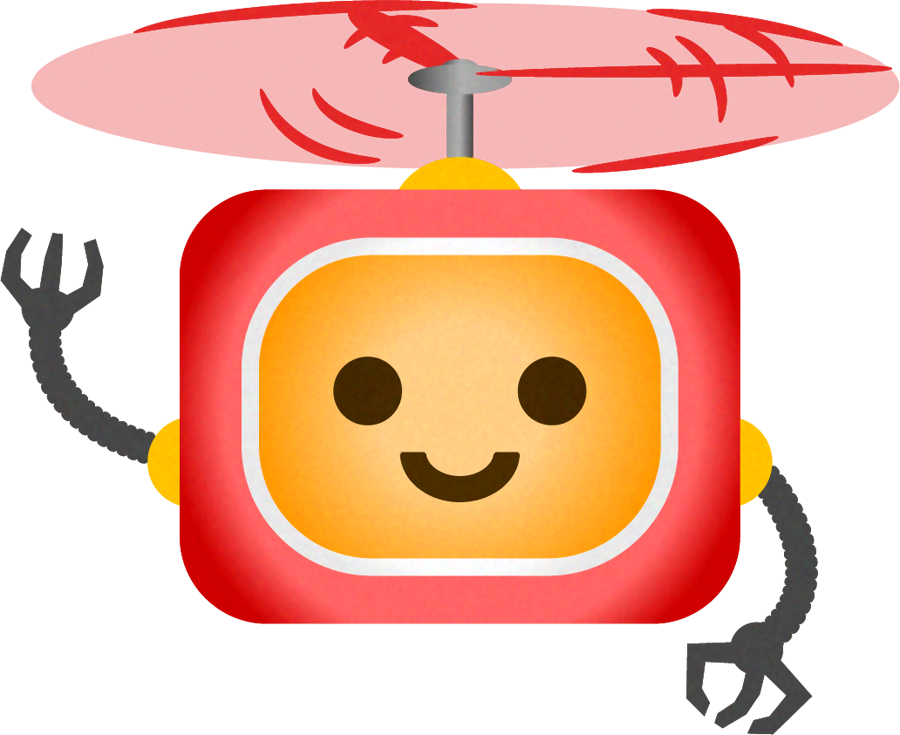 かわいいロボット04のイラスト