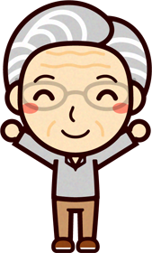 お爺ちゃんイラスト2