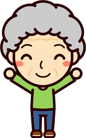 お婆ちゃんイラスト