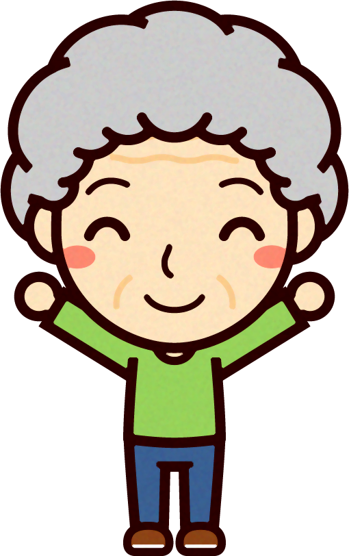 お婆ちゃんイラスト