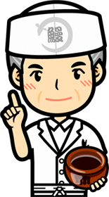 鰻職人のイラスト/ポイント