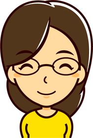 女の人のイラスト/笑う1