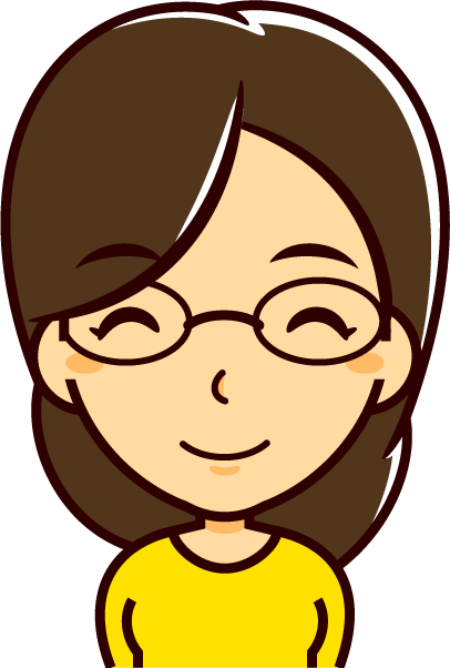 女の人のイラスト/笑う1