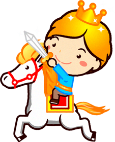 白馬に乗った王子様イラスト