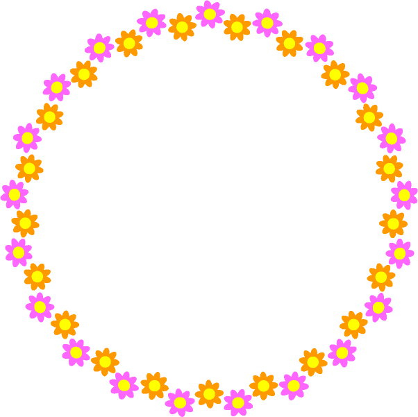 花飾り罫イラスト2