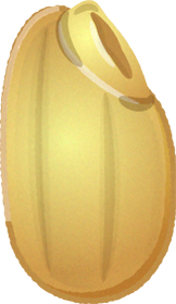 お米のイラスト/米粒_玄米