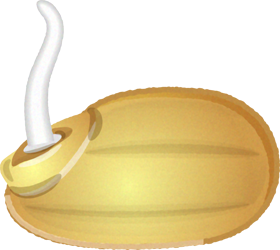 お米のイラスト/米粒_発芽