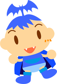 ドラキュラの仮装イラスト