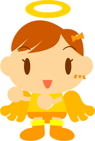 天使の仮装イラスト