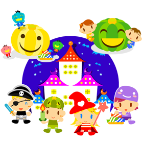 かわいいハロウィンの仮装イラスト