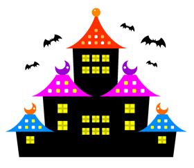 お城のシルエットイラスト