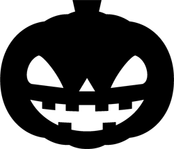 パンプキン/モノクロのイラスト2