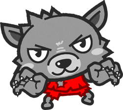狼男のイラスト
