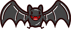 吸血コウモリのイラスト