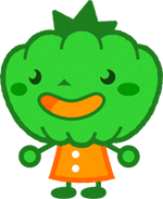 パンプキンマンのイラスト/横向き